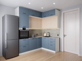 Кухонный гарнитур Фьюжн 2200*1700 (Стол. 38мм) в Стрежевом - strezevoi.ok-mebel.com | фото