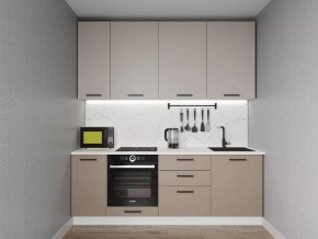 Кухонный гарнитур Каппучино 2200 h950 (Стол. 26мм) в Стрежевом - strezevoi.ok-mebel.com | фото