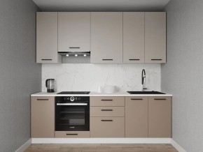 Кухонный гарнитур Каппучино 2400 h950 (Стол. 26мм) в Стрежевом - strezevoi.ok-mebel.com | фото