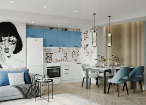 Кухонный гарнитур Капри 2550 (Стол. 26мм) в Стрежевом - strezevoi.ok-mebel.com | фото