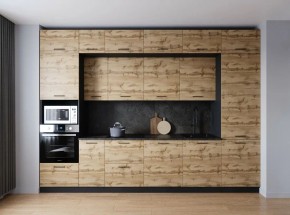 Кухонный гарнитур Крафт 3400 (Стол. 26мм) в Стрежевом - strezevoi.ok-mebel.com | фото