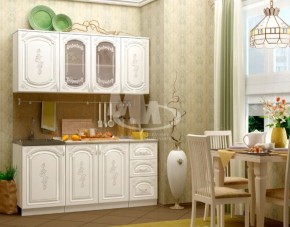 ЛИЗА-2 Кухонный гарнитур 1,7 Белый глянец холодный в Стрежевом - strezevoi.ok-mebel.com | фото 1