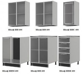 Кухонный гарнитур Лондон 1600 (Белый/Крем) в Стрежевом - strezevoi.ok-mebel.com | фото 2