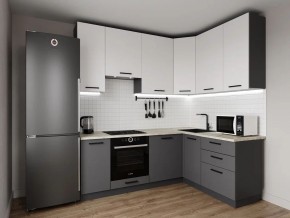 Кухонный гарнитур Меренга 2200*1600 h950 (Стол. 26мм) в Стрежевом - strezevoi.ok-mebel.com | фото
