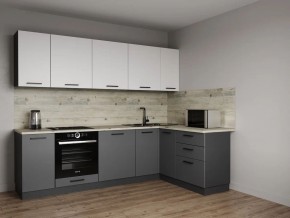 Кухонный гарнитур Меренга 2600*1600 (Стол. 38мм) в Стрежевом - strezevoi.ok-mebel.com | фото