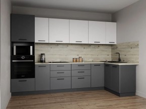 Кухонный гарнитур Меренга 3200*1400 (Стол. 38 мм) в Стрежевом - strezevoi.ok-mebel.com | фото