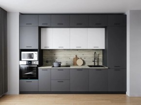 Кухонный гарнитур Меренга 3400 (Стол. 26мм) в Стрежевом - strezevoi.ok-mebel.com | фото