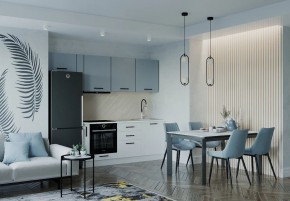 Кухонный гарнитур Ниагара 2550 (Стол. 26мм) в Стрежевом - strezevoi.ok-mebel.com | фото