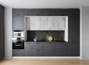 Кухонный гарнитур Санторини 3400 (Стол. 26мм) в Стрежевом - strezevoi.ok-mebel.com | фото
