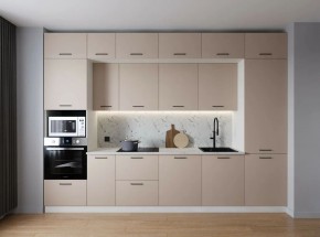 Кухонный гарнитур Шампань 3400 (Стол. 38мм) в Стрежевом - strezevoi.ok-mebel.com | фото