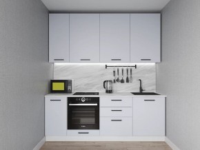 Кухонный гарнитур Смоки 2200 h950 (Стол. 38 мм) в Стрежевом - strezevoi.ok-mebel.com | фото