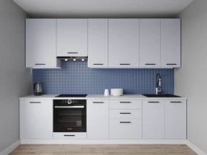 Кухонный гарнитур Смоки 2400 h950 (Стол. 38 мм) в Стрежевом - strezevoi.ok-mebel.com | фото