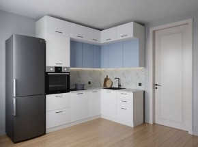 Кухонный гарнитур угловой Капри 2200*1700 (Стол. 38мм) в Стрежевом - strezevoi.ok-mebel.com | фото