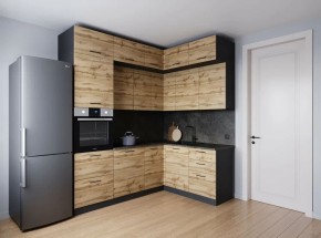 Кухонный гарнитур угловой Крафт 2200*1700 (Стол. 26мм) в Стрежевом - strezevoi.ok-mebel.com | фото