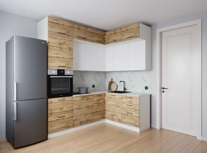 Кухонный гарнитур угловой Лада 2200*1700 (Стол. 38мм) в Стрежевом - strezevoi.ok-mebel.com | фото
