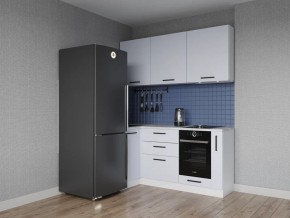 Кухонный гарнитур угловой Смоки 1000*1800 (Стол. 38 мм) в Стрежевом - strezevoi.ok-mebel.com | фото