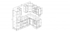 Кухонный гарнитур Умбра 2400*1600 (Стол. 26мм) в Стрежевом - strezevoi.ok-mebel.com | фото 2