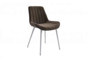 ЛАРИ Стул (кофе (велюр)/белый​​​​​​​) в Стрежевом - strezevoi.ok-mebel.com | фото