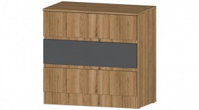 ЛЕНОРА Комод 3 ящика (графит) в Стрежевом - strezevoi.ok-mebel.com | фото