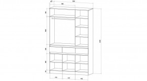 ЛЕНОРА Спальный гарнитур (модульный) кашемир в Стрежевом - strezevoi.ok-mebel.com | фото 9
