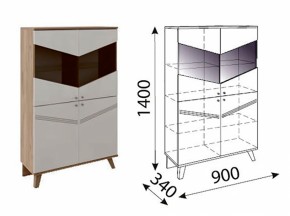 Лимба (гостиная) М04 Сервант в Стрежевом - strezevoi.ok-mebel.com | фото