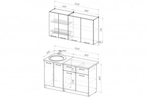 ЛОТОС Кухонный гарнитур Макси 2 (1800 ) в Стрежевом - strezevoi.ok-mebel.com | фото 2