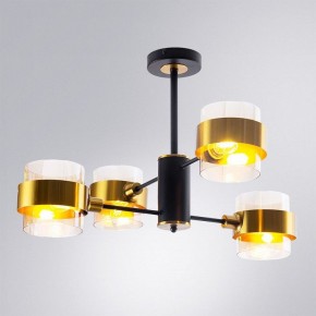 Люстра на штанге Arte Lamp Carlo A8205SP-4BK в Стрежевом - strezevoi.ok-mebel.com | фото 2