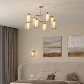 Люстра на штанге Eurosvet Voile 30192/8 золото в Стрежевом - strezevoi.ok-mebel.com | фото 3
