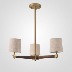 Люстра на штанге Imperiumloft Jorgenson Beige/Dark wood STAVRA01 в Стрежевом - strezevoi.ok-mebel.com | фото