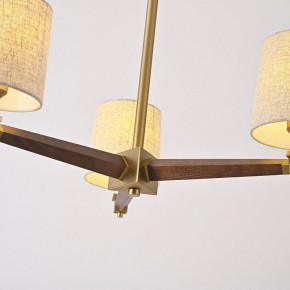 Люстра на штанге Imperiumloft Jorgenson Beige/Dark wood STAVRA01 в Стрежевом - strezevoi.ok-mebel.com | фото 13