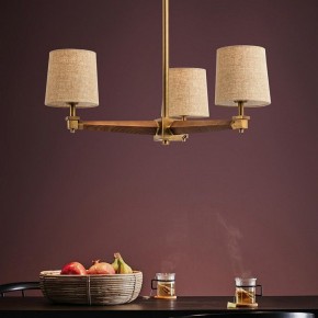 Люстра на штанге Imperiumloft Jorgenson Beige/Dark wood STAVRA01 в Стрежевом - strezevoi.ok-mebel.com | фото 9