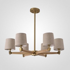 Люстра на штанге Imperiumloft Jorgenson Beige/Light wood STAVRA01 в Стрежевом - strezevoi.ok-mebel.com | фото