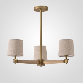 Люстра на штанге Imperiumloft Jorgenson Beige/Light wood STAVRA01 в Стрежевом - strezevoi.ok-mebel.com | фото