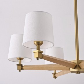 Люстра на штанге Imperiumloft Jorgenson White/Light wood STAVRA01 в Стрежевом - strezevoi.ok-mebel.com | фото 11