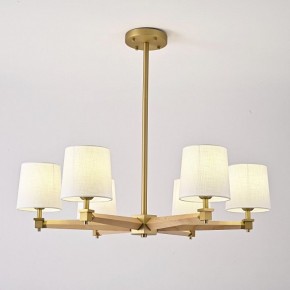 Люстра на штанге Imperiumloft Jorgenson White/Light wood STAVRA01 в Стрежевом - strezevoi.ok-mebel.com | фото 2