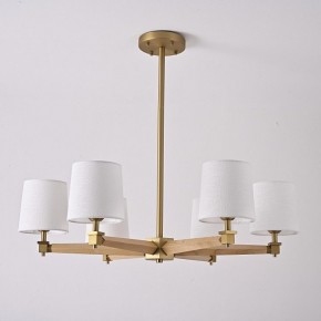 Люстра на штанге Imperiumloft Jorgenson White/Light wood STAVRA01 в Стрежевом - strezevoi.ok-mebel.com | фото 5