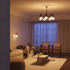 Люстра на штанге Maytoni Museo MOD436PL-05BS в Стрежевом - strezevoi.ok-mebel.com | фото 3