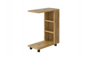 МАЛЬТА Столик прикроватный (дуб крафт золотой) в Стрежевом - strezevoi.ok-mebel.com | фото