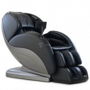 Массажное кресло PS6500 черно-серебряное в Стрежевом - strezevoi.ok-mebel.com | фото
