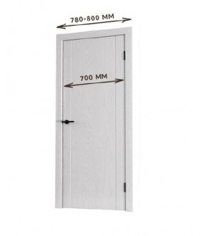 Межкомнатная дверь Bolivar Роялвуд белый (комплект) 700 в Стрежевом - strezevoi.ok-mebel.com | фото