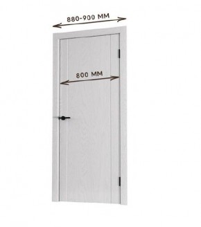 Межкомнатная дверь Bolivar Роялвуд белый (комплект) 800 в Стрежевом - strezevoi.ok-mebel.com | фото