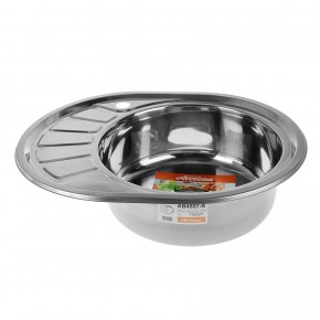 Мойка кухонная врезная Accoona AB4557-R Правая (570*450) в Стрежевом - strezevoi.ok-mebel.com | фото 2
