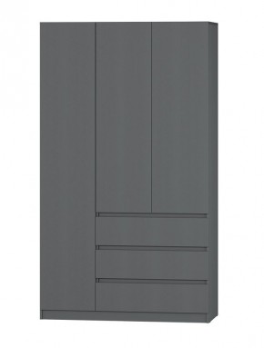 МС "Хилтон" Шкаф №2 1200 (Графит) в Стрежевом - strezevoi.ok-mebel.com | фото 2