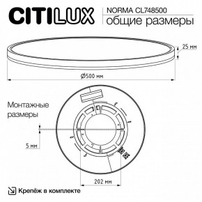 Накладной светильник Citilux Norma CL748500 в Стрежевом - strezevoi.ok-mebel.com | фото 11