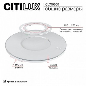 Накладной светильник Citilux NORMA CL749600 в Стрежевом - strezevoi.ok-mebel.com | фото 12
