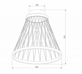 Накладной светильник Eurosvet Cesta 40018/1 LED коричневый в Стрежевом - strezevoi.ok-mebel.com | фото 4