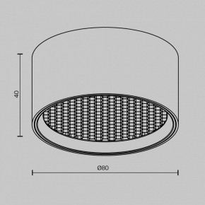 Накладной светильник Maytoni Glare C122CL-L7-3K-W в Стрежевом - strezevoi.ok-mebel.com | фото 6