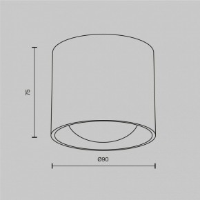 Накладной светильник Maytoni Lens C217CL-15W3K-W в Стрежевом - strezevoi.ok-mebel.com | фото 8