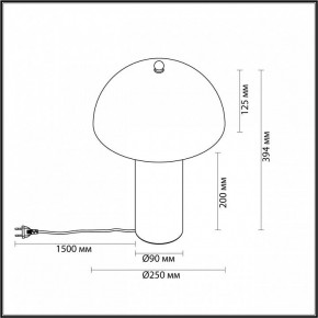 Настольная лампа декоративная Odeon Light Rufina 7089/2T в Стрежевом - strezevoi.ok-mebel.com | фото 5