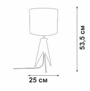 Настольная лампа декоративная Vitaluce V28340 V28340-1/1L в Стрежевом - strezevoi.ok-mebel.com | фото 2